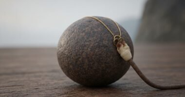 Ary Fontoura acaricia seu cachorro fiel após o incidente de desabamento em sua casa.