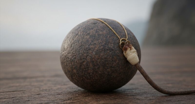 Ary Fontoura acaricia seu cachorro fiel após o incidente de desabamento em sua casa.