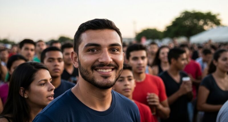 Cão expressando ansiedade durante um evento de Carnaval barulhento