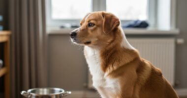 Cachorrinha com comportamento alterado pelo medo demonstra sinais de recuperação e bem-estar após tratamento.